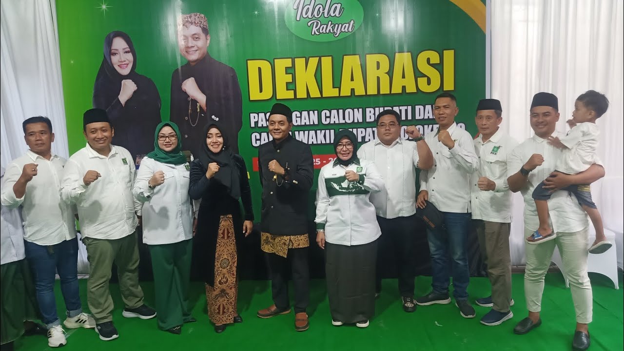 Calon Bupati Mojokerto dr Ikfina & Calon Wakil Bupati Gus Dulloh Dikawal  Anggota DPRD Terpilih PKB