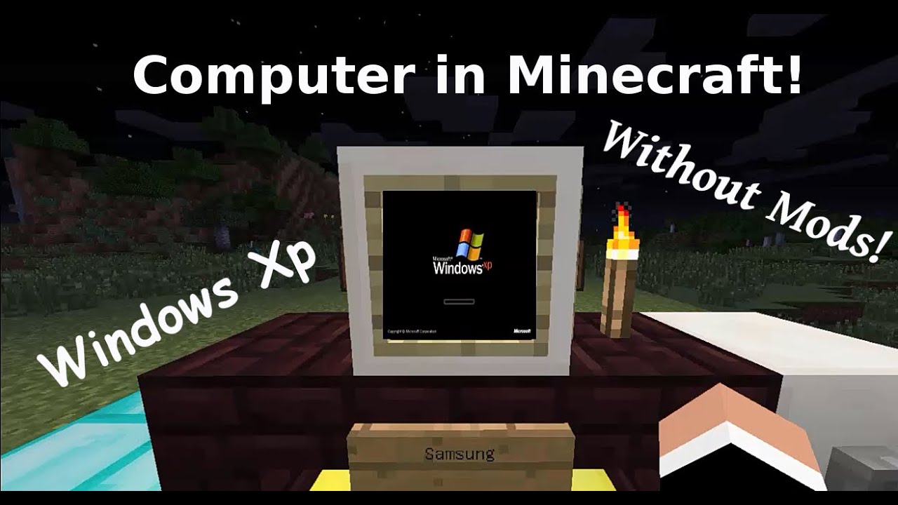 How to make a computer in Minecraft? - YouTube