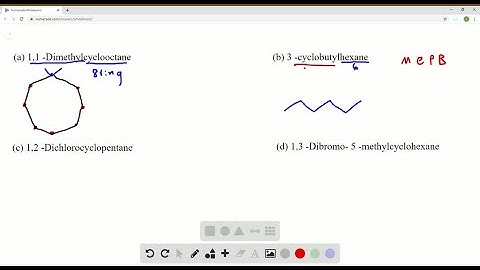 Draw structures corresponding to the following IUPAC names: (a) 1,1 -Dimethylcyclooctane (b) 3 -Cyc…