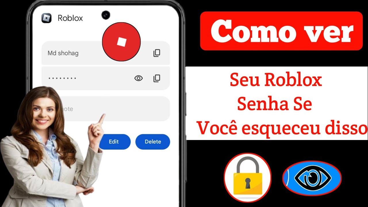Como ver sua senha no Roblox! Veja a senha de login do Roblox SE você ...
