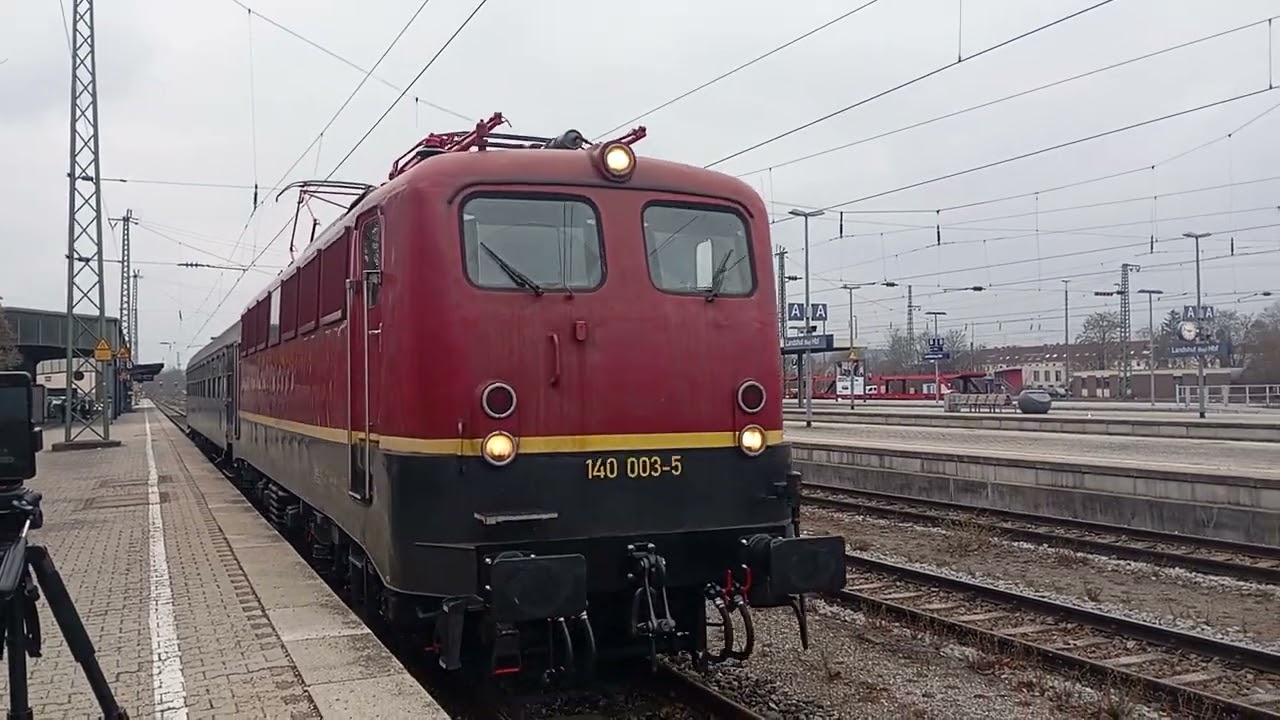140 003-5 Sonderzug Nach Passau der Passauer Eisenbahnfreunde