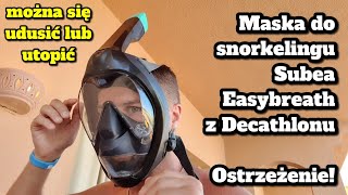 OSTRZEŻENIE ⚠️ Maska do snorkelingu Subea Easybreath 900 do zanurzeń z Decathlon - czytaj opis. screenshot 3