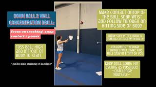 Pulse Training Corner: Down Ball Wall Concentration Drill 2