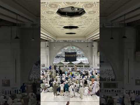 اذان الفجر من المسجد الحرام 11 شوال 1443 الشيخ المؤذن سهيل حافظ