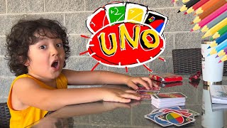 Emin plays UNO and learns colors in Spanish | Playtime with Emin Emin plays UNO and learns colors in Spanish | Playtime with Emin