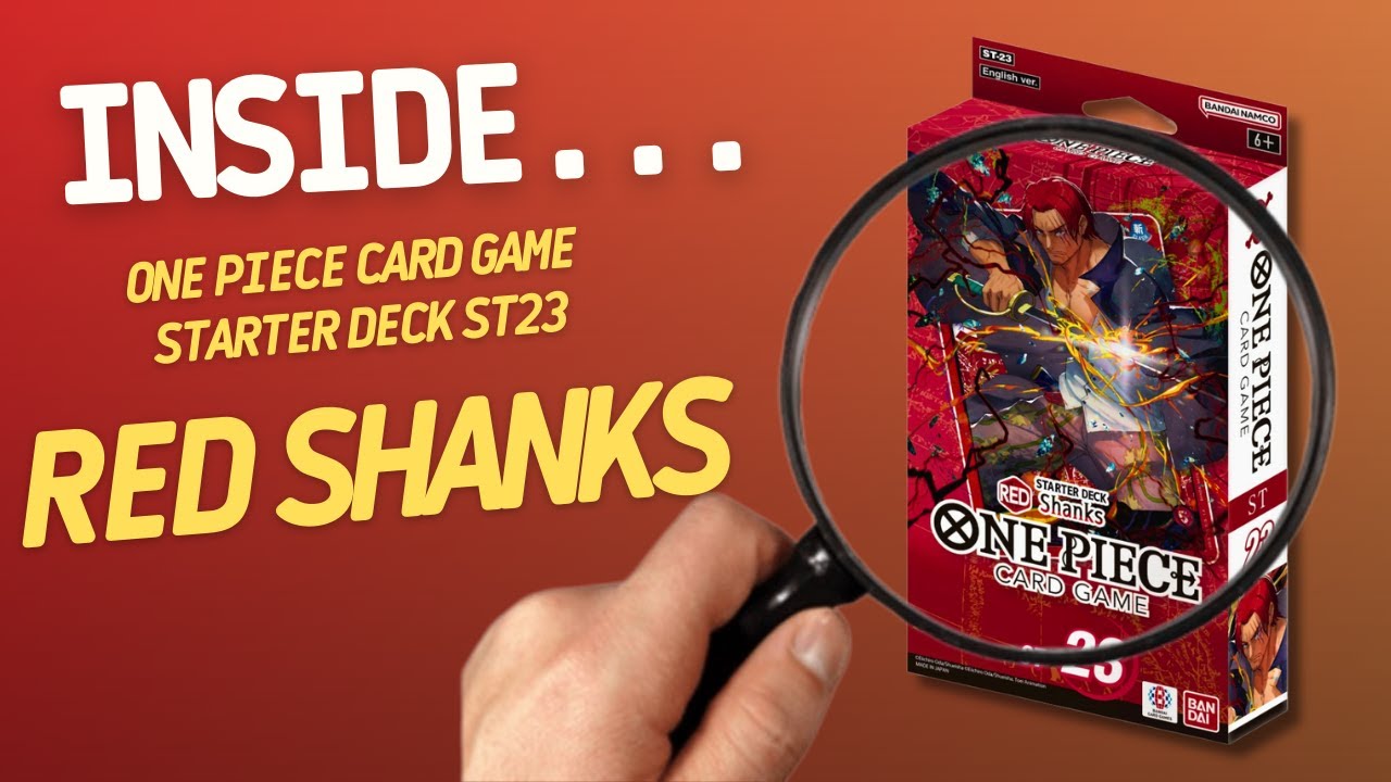 One Piece Card Game Starter Deck Red Shanks ST23 | Inside with Joo Ricardo  Ep774
