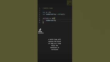 While loops continue to execute the code block until it fails #javascript #programming