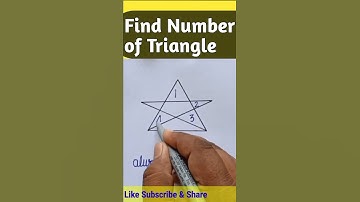 Counting Number of Triangle || @Sky Struggle Education #short