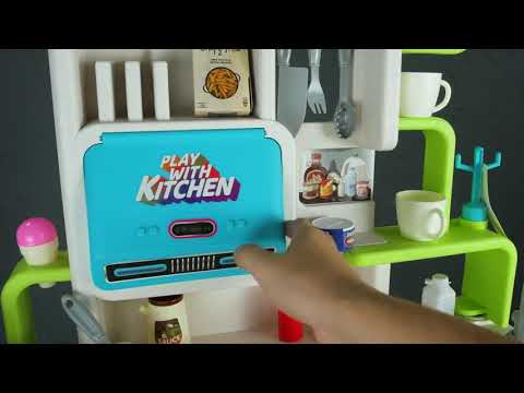 Кухня дитяча інтерактивна 922-179, Висота 102 см, пара, вода, 115 аксесуарів, звук, світло, відео 1