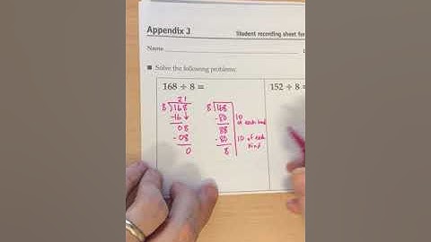 Partial quotients explanation for parents