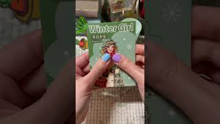 Asmr Scrapbook💚 #journaling #scrapbooking #asmr #relaxing #winter