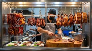 FAST CHOPPING ROAST DUCK | HEAVY CLEAVER ASMR RAW | AMAZING SKILLS