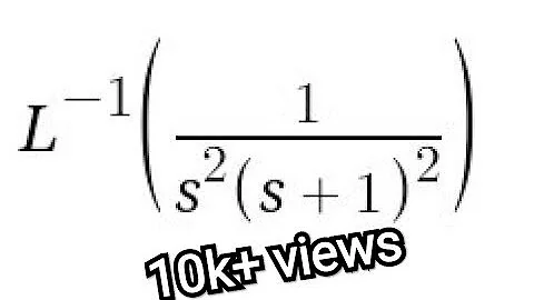 Inverse Laplace of 1/s^2(s+1)^2 by partial factorisation #CSIRNET #JEEMAINS #ENGINEERING #MATHEMATIC