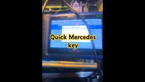 Programming Mercedes-Benz key  with Autel im608