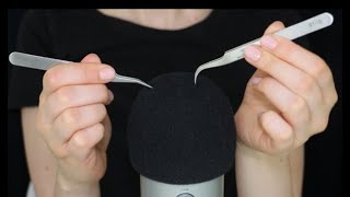 ASMR Fast & Sharp Mic Scratching (No Talking)