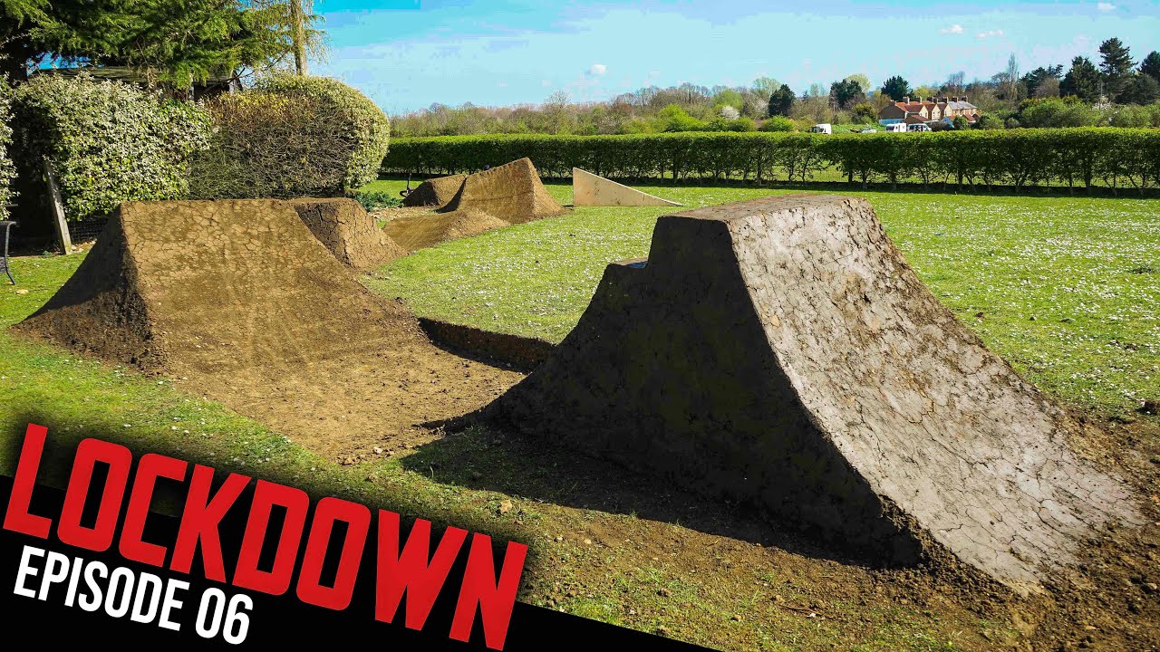 The New Backyard Dirt Jump Is Insane Lockdown Ep6 Youtube