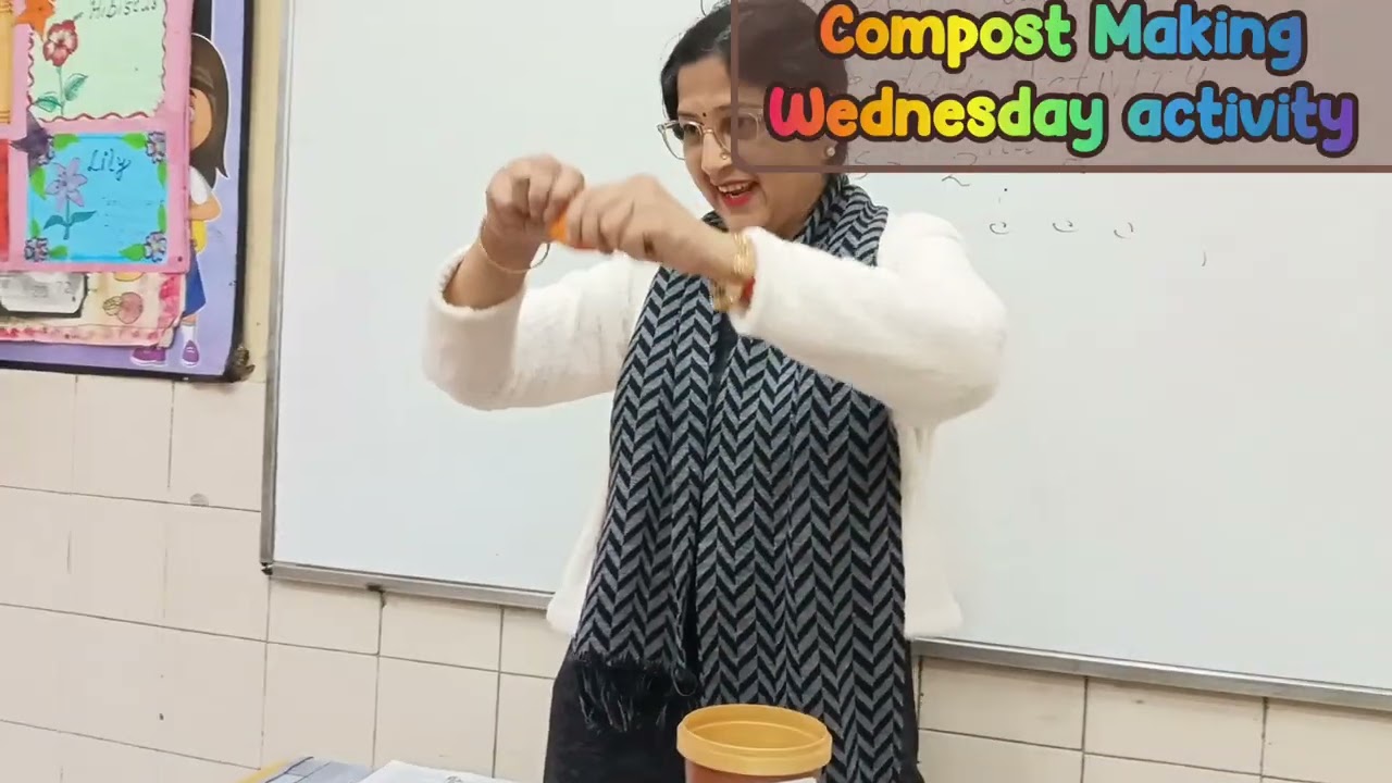 Compost Making Activity #जैविक खाद बनाना।