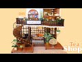 DIY Miniature Dollhouse Kit | Forest Tea Shop |  Miniature with Jenny