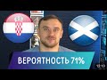 Хорватия Шотландия Прогноз на ЕВРО 2020 22 июня / Прогнозы на футбол