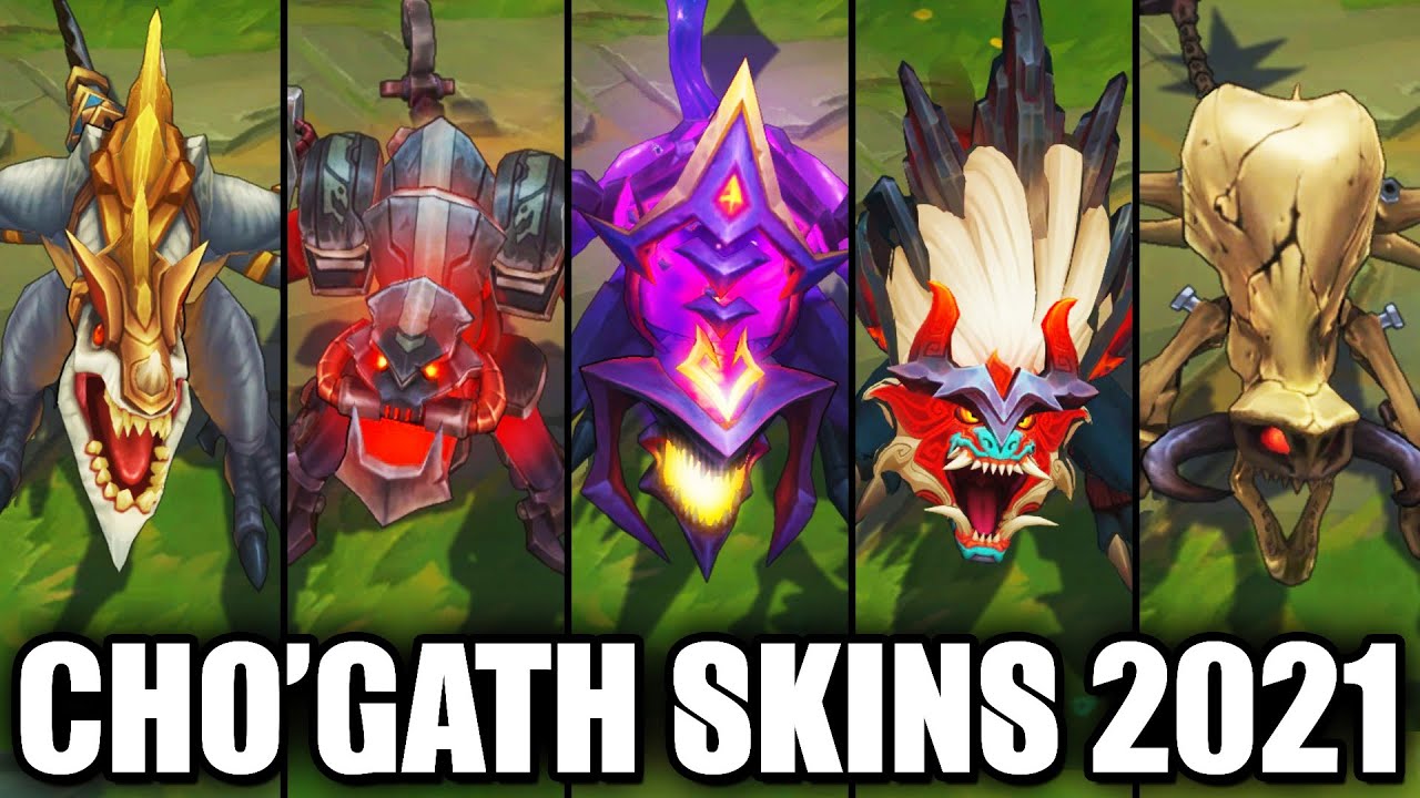 All Cho'Gath Skins Spotlight (League of Legends)