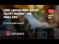 Large Language Model Bakeoff: ChatGPT, Microsoft Bing, Google Bard