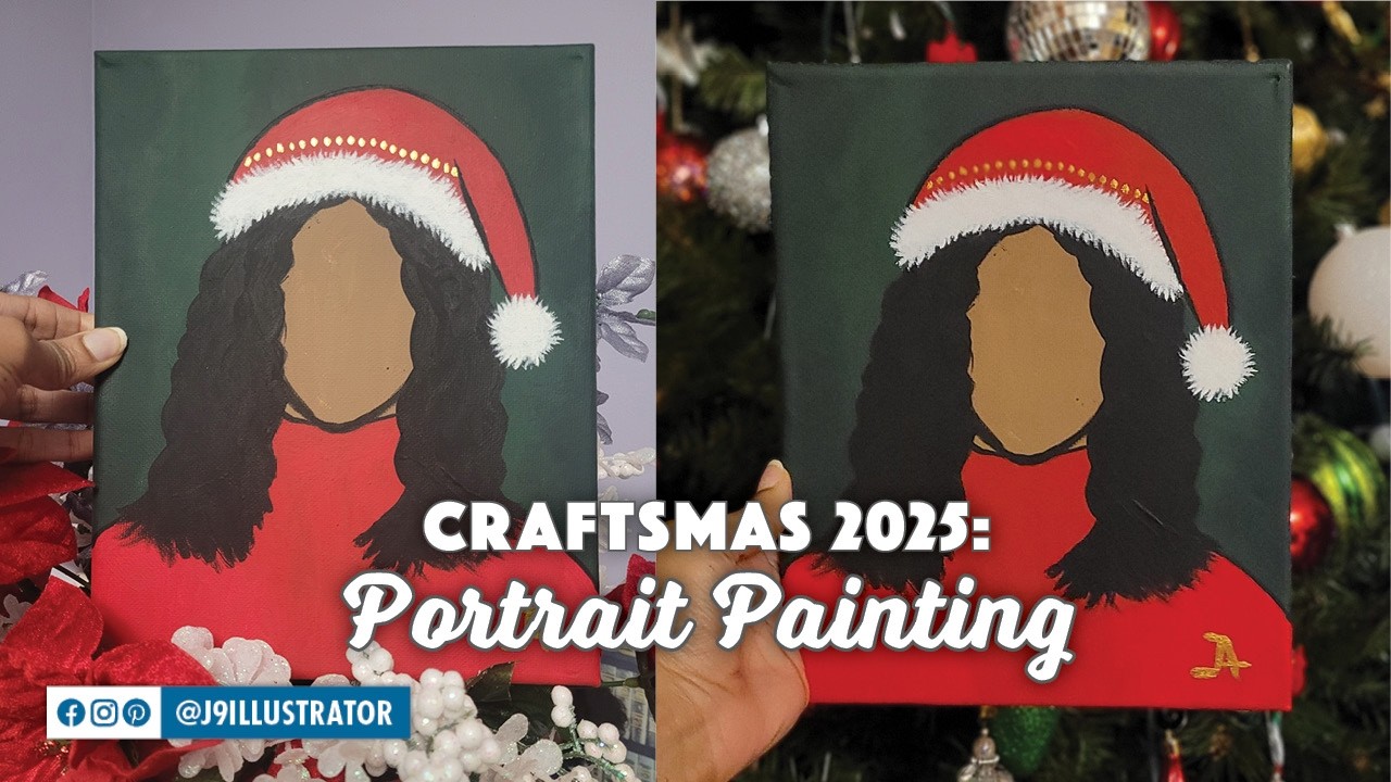 Holiday Portrait Painting | Craftsmas 2025