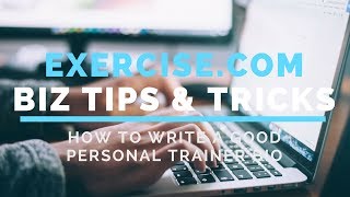 How to Write a Good Personal Trainer Bio screenshot 2