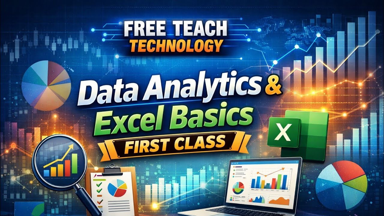 Data Analytics Course Introduction | Excel Basics – Rows, Columns ...