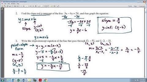 MATH1314 - Exam 2 Review