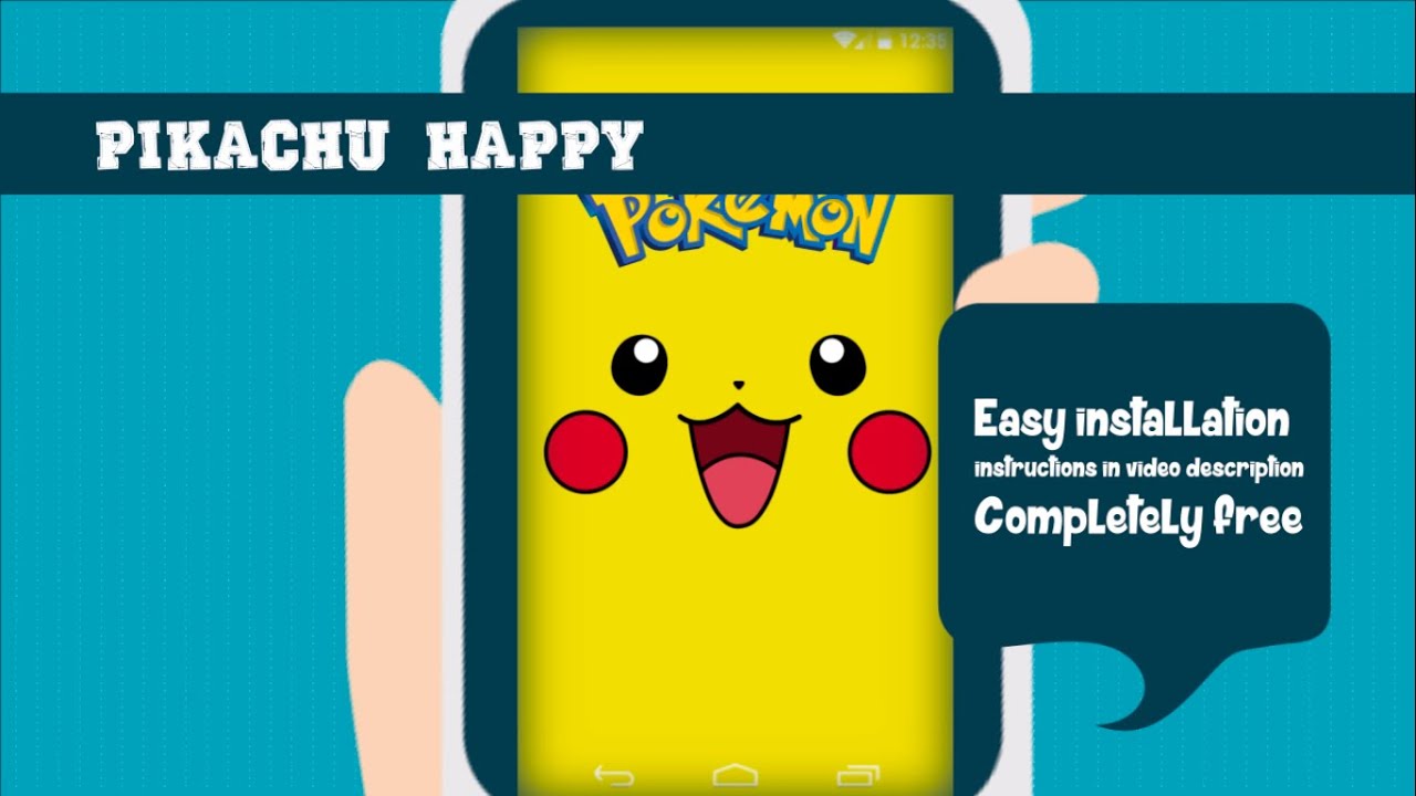 free live wallpaper gamers pikachu happy pokemon youtube