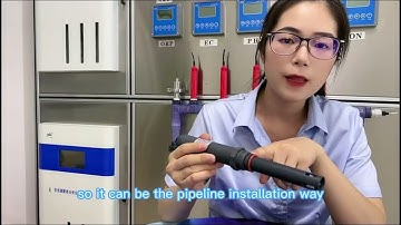 digital free chlorine sensor with RS485 output for drinking water, swimming pool water