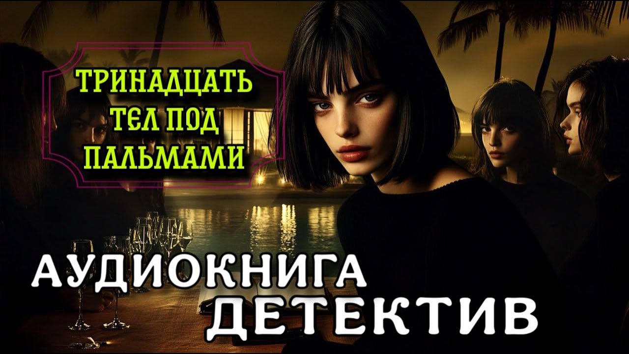 ПОЛНАЯ АУДИОКНИГА ДЕТЕКТИВ : ТРИНАДЦАТЬ ТЕЛ ПОД ПАЛЬМАМИ