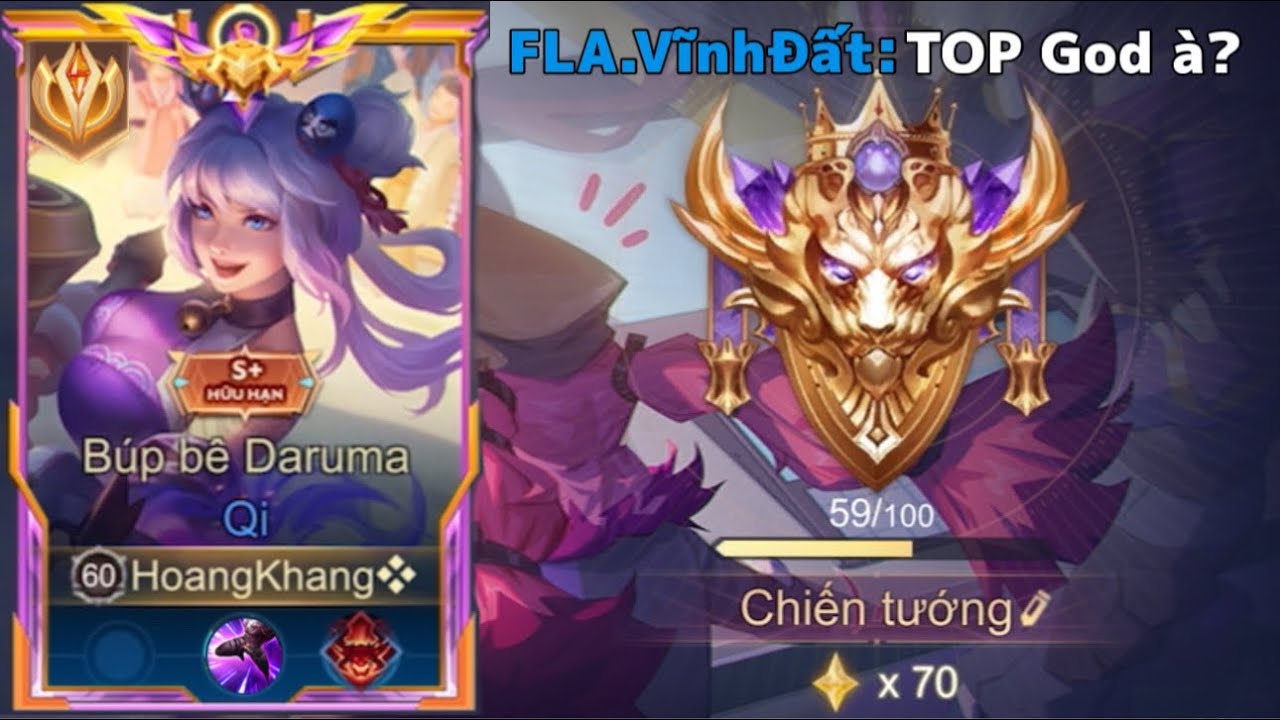 1 Ngày Leo Rank Được Vĩnh Đất Khen Và Lên Chiến Tướng 70* Của Zucac Sẽ Hủy Diệt Ra Sao?