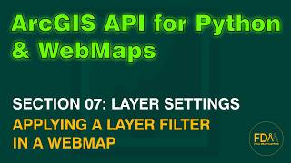 Applying a Filter to a WebMap Layer in ArcGIS Online using the ArcGIS API for Python