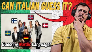 Can an Italian Guess Nordic Languages?