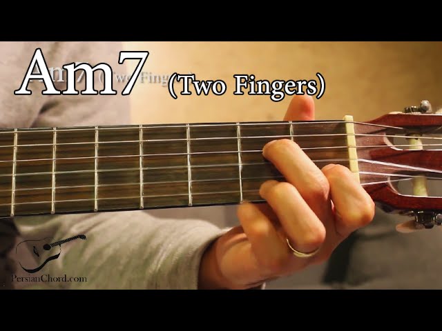 Am7 Chord Guitar Finger