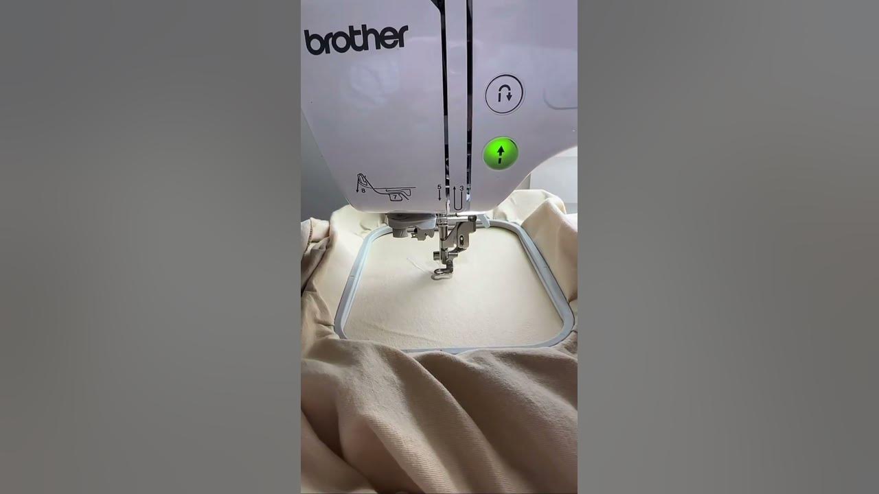 How to embroider with Brother embroidery machine! #alexandralouise #embroidery