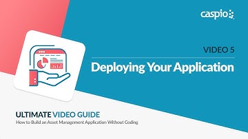 Building an Asset Management Application / Part 5 of 5 / Deploying Your Application