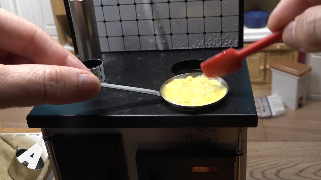 MiniFood 食べれるミニチュア オムライス miniature Omelette Rice