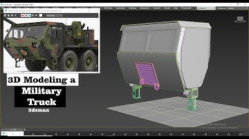 3D Modeling in 3dsmax | How to Model A Truck ( Part 3)