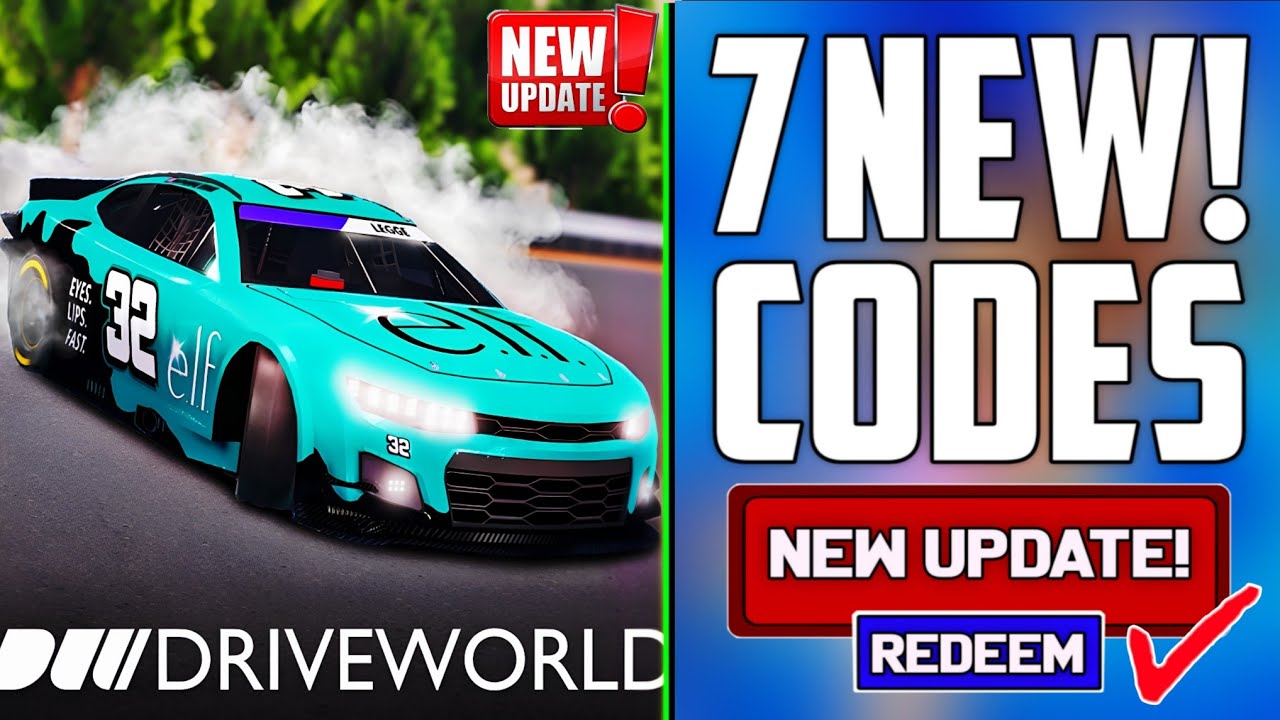 ALL NEW! DRIVE WORLD ROBLOX CODES 2025 - DRIVE WORLD CODES 2025 [ROBLOX ...