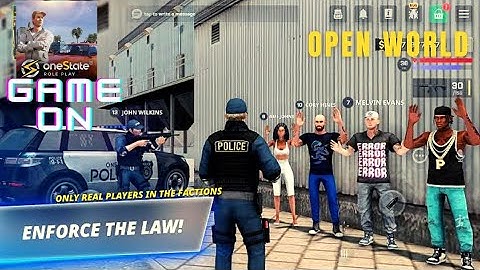 One State Rp Open World Gameplay Part-1 |One State Rp (Android,iOS) |Gamerslife