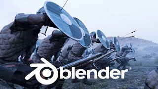 How I made this viking battle in blender