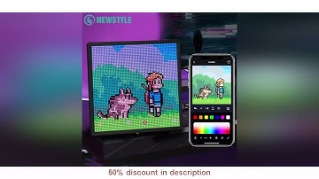 Latest Products You Must Know! LED Pixel Display 64x64 RGB LED Matrix Panel Programmable Pixel Art