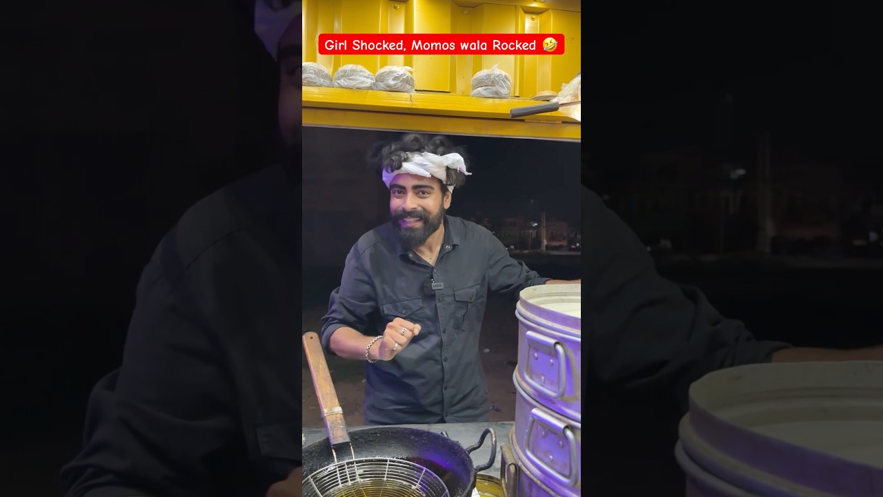 Momos wala Rocked, Girl Shocked 🤣 #shorts #comedy #teratrigun #funny #viralmomoswala