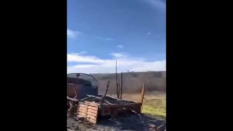 Відео знищеної колони забезпечення росіян на сході