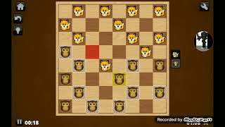 I played fall checkers