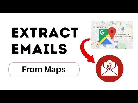 How to extract EMAIL addresses from GOOGLE Maps