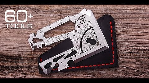 Survival Credit Card Tool Universal 3.0: EDC Credit Сard Multi Tool Knife. 60+ tools MRF Multitools