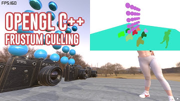 C++ OpenGL Engine Frustum Culling